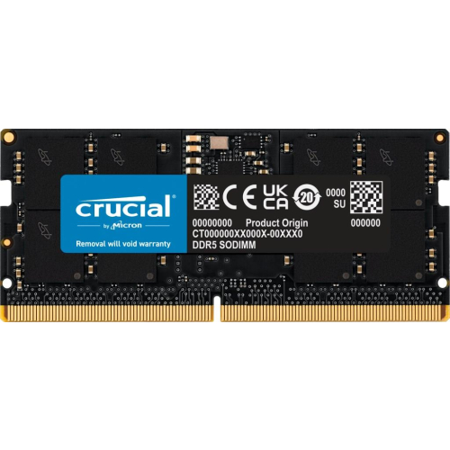 Crucial CT24G56C46S5 moduł pamięci 24 GB 1 x 24 GB DDR5 262-pin SO-DIMM Korekcja ECC
