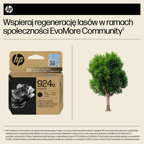 HP Oryginalny czarny tusz 924e EvoMore-23630147
