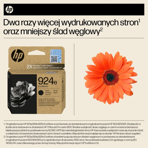 HP Oryginalny czarny tusz 924e EvoMore-23630148