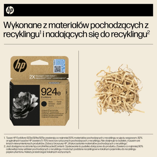 HP Oryginalny czarny tusz 924e EvoMore-23630150