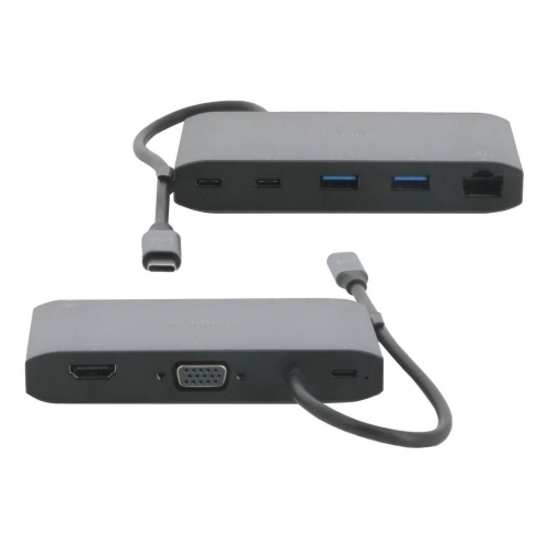 Mobilis 020027 stacja dokująca Przewodowa USB 3.2 Gen 1 (3.1 Gen 1) Type-C Szary-23630606