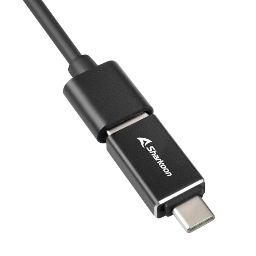 Sharkoon 4044951037575 stacja dokująca Bezprzewodowy USB 3.2 Gen 1 (3.1 Gen 1) Type-C Czarny-23630612
