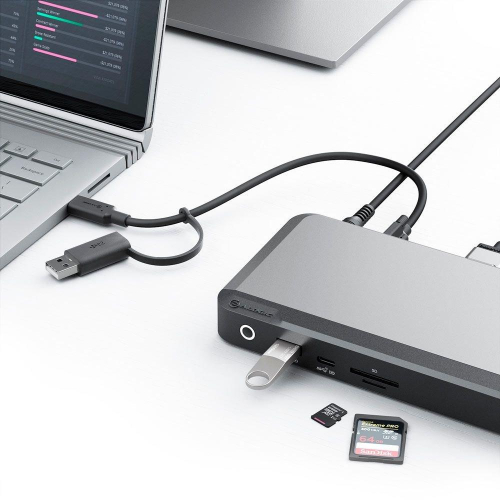 ALOGIC DX3 Przewodowa USB 3.2 Gen 1 (3.1 Gen 1) Type-C Czarny, Szary-23630618