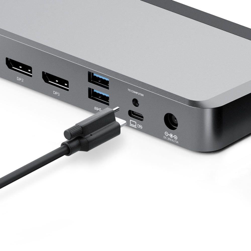 ALOGIC DX3 Przewodowa USB 3.2 Gen 1 (3.1 Gen 1) Type-C Czarny, Szary-23630620