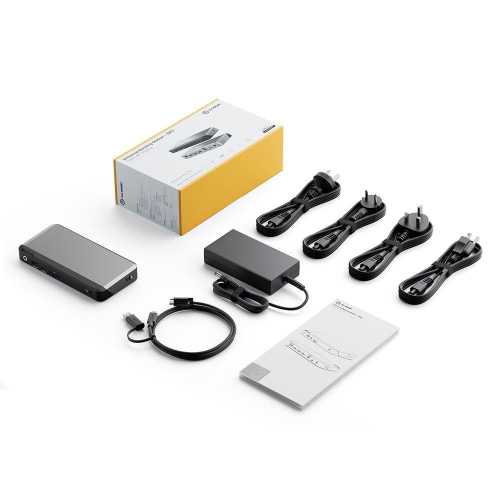 ALOGIC DX3 Przewodowa USB 3.2 Gen 1 (3.1 Gen 1) Type-C Czarny, Szary-23630623