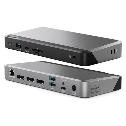 ALOGIC DX3 Przewodowa USB 3.2 Gen 1 (3.1 Gen 1) Type-C Czarny, Szary