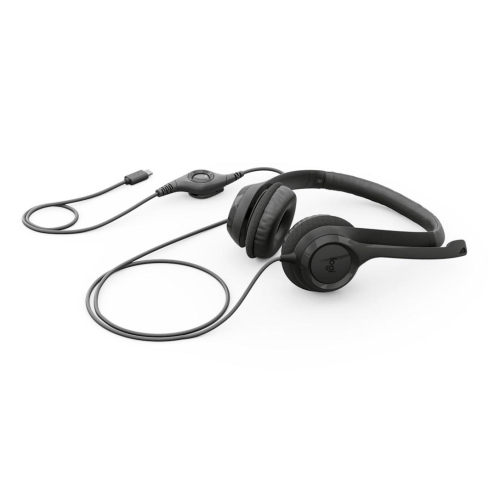 Logitech H390 USB Zestaw słuchawkowy Przewodowa Opaska na głowę Połączenia/muzyka USB Type-C Czarny-23631422