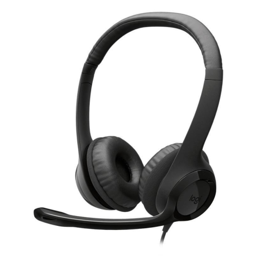 Logitech H390 USB Zestaw słuchawkowy Przewodowa Opaska na głowę Połączenia/muzyka USB Type-C Czarny