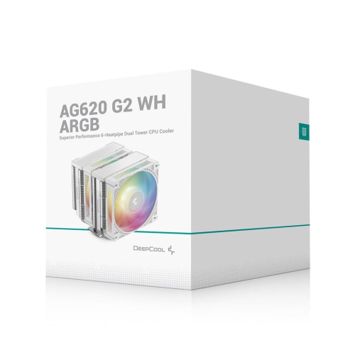 DeepCool AG620 G2 WH ARGB Procesor Chłodnica powietrza 12 cm Biały 1 szt.-23663358