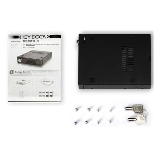 Icy Dock MB991IK-B panel drive bay 2.5