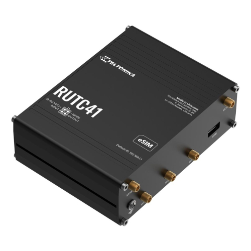 Teltonika RUTC41 router bezprzewodowy Gigabit Ethernet Dual-band (2.4 GHz/5 GHz) 5G Czarny-23669855