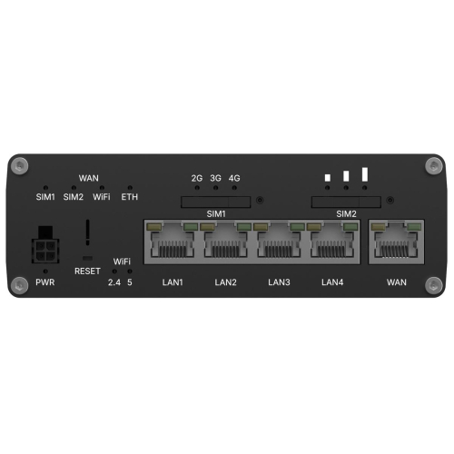 Teltonika RUTC41 router bezprzewodowy Gigabit Ethernet Dual-band (2.4 GHz/5 GHz) 5G Czarny-23669857