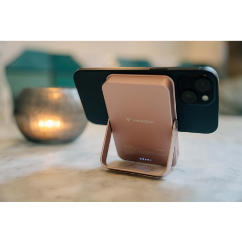 Verbatim Charge 'n' Go Magnetic Wireless Litowo-polimerowy (LiPo) 10000 mAh Bezprzewodowe ładowanie Czarny-23672903
