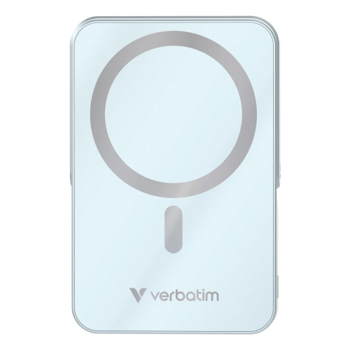 Verbatim Charge 'n' Go Magnetic Wireless Litowo-polimerowy (LiPo) 10000 mAh Bezprzewodowe ładowanie Niebieski-23672928