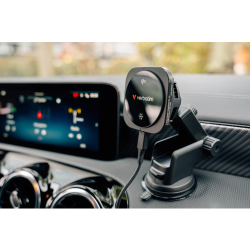 Verbatim Charge 'n' Drive Qi2 Smartfon Czarny USB Bezprzewodowe ładowanie Szybkie ładowanie Automatyczna-23673052