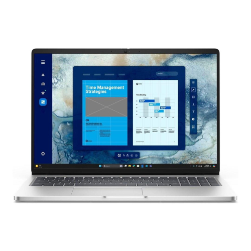 DELL Pro 16 PC16250 Intel Core Ultra 7 265U Laptop 40,6 cm (16") Full HD+ 16 GB DDR5-SDRAM 512 GB SSD Wi-Fi 6E (802.11ax) Windows 11 Pro Platyna, Sreb