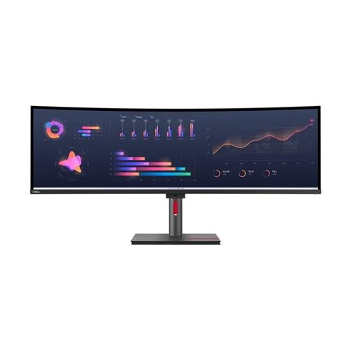 Lenovo ThinkVision P49w-30 monitor komputerowy 124,5 cm (49") 5120 x 1440 px Dual WQHD LED Czarny