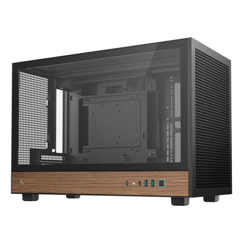 DeepCool CH260 WOOD Micro Tower Czarny, Drewno-23682982