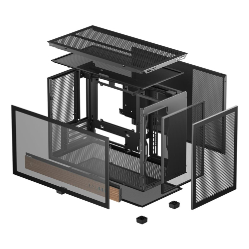 DeepCool CH260 WOOD Micro Tower Czarny, Drewno-23682989