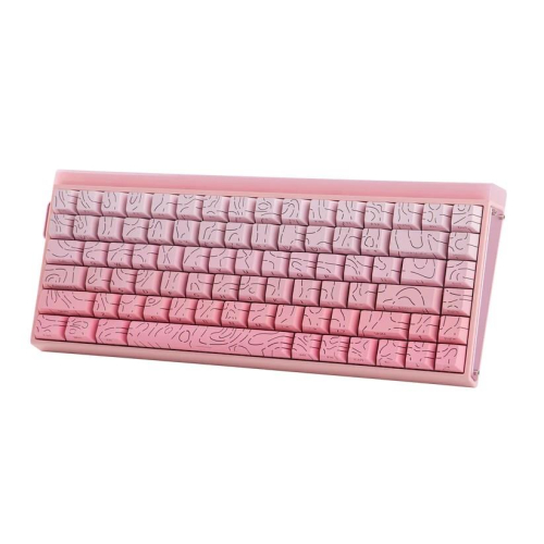 Klawiatura gasket HERO84 HE PINK+Gradient+Contour Dragon King switch RGB AULA-23686743