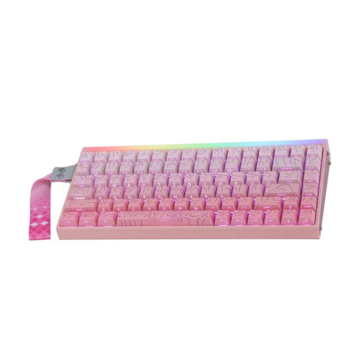 Klawiatura gasket HERO84 HE PINK+Gradient+Contour Dragon King switch RGB AULA-23686752