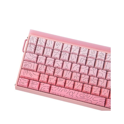 Klawiatura gasket HERO84 HE PINK+Gradient+Contour Dragon King switch RGB AULA-23686755