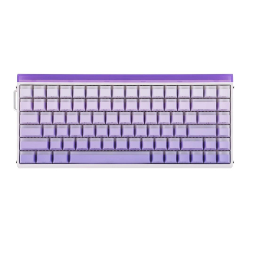 Klawiatura gasket HERO84 HE White+Purple+Gradient+LIGHT JadeKing switch RGB AULA-23686767