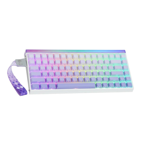 Klawiatura gasket HERO84 HE White+Purple+Gradient+LIGHT JadeKing switch RGB AULA-23686775