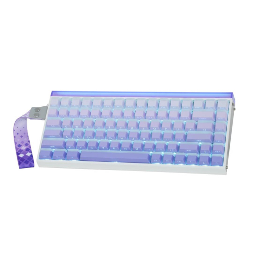 Klawiatura gasket HERO84 HE White+Purple+Gradient+LIGHT JadeKing switch RGB AULA-23686776