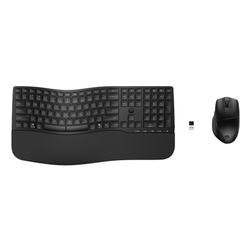 Zestaw klawiatura + mysz HP 680 Comfort Dual-Mode Wireless/Bluetooth Keyboard and Mouse Combo bezprzewodowe czarne 8T6L6AA