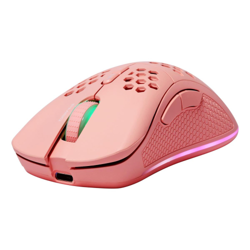 Deltaco Gaming GAM-120-P klawiatura RF Wireless + USB Type-C Różowy