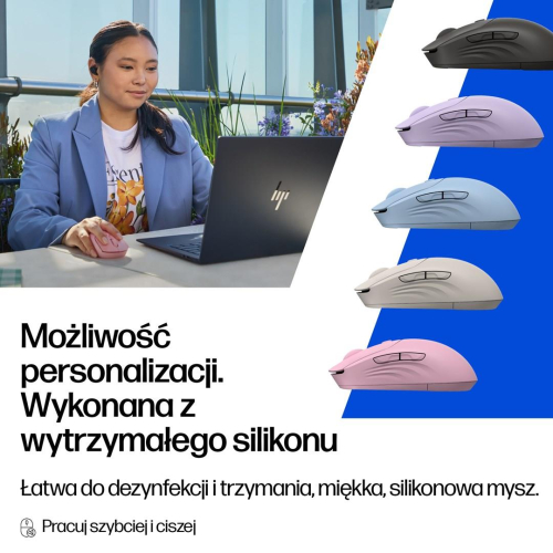 Mysz HP 400 Quiet Blue Wireless Mouse bezprzewodowa niebieska AZ7B4AA-23687194