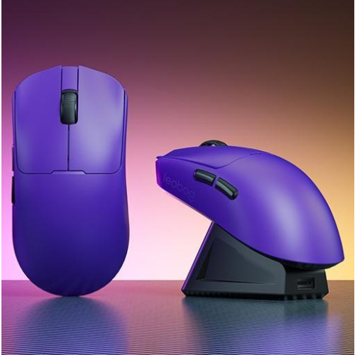 Mysz LEOBOG GM3 Purple ze stacją ładującą-23687252