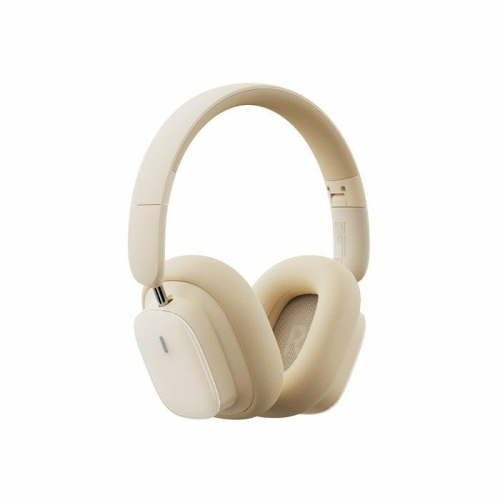 Baseus Bowie H1i Zestaw słuchawkowy Bezprzewodowy Opaska na głowę Połączenia/muzyka USB Type-C Bluetooth Biały