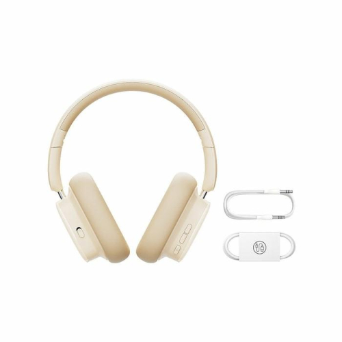 Baseus Bowie H1i Zestaw słuchawkowy Bezprzewodowy Opaska na głowę Połączenia/muzyka USB Type-C Bluetooth Biały-236
