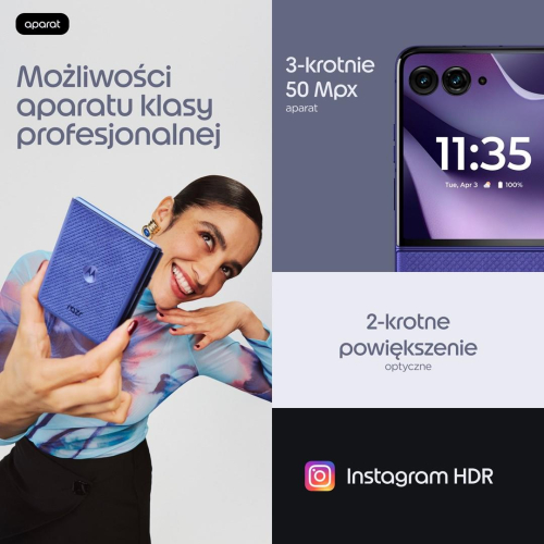 Motorola Razr 70 Ultra 5G 16/512GB PANTONE Orient Blue-23698835