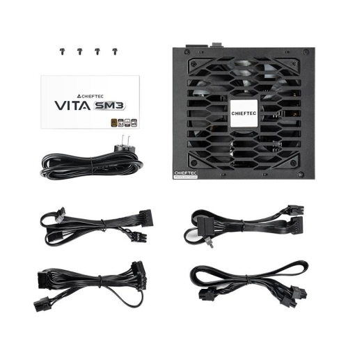 Chieftec Vita BPX-650-C moduł zasilaczy 650 W 20+4 pin ATX ATX Czarny-23705966