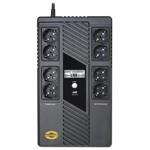 Orvaldi VAM-1000 zasilacz UPS Technologia line-interactive 1000 kVA 600 W 8 x gniazdo sieciowe-23706747