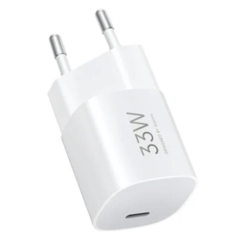 Ładowarka sieciowa Xiaomi 33W Nano Power Adapter (USB Type-C) EU Wall Charger, GaN Fast Charging, No Power Cable, White