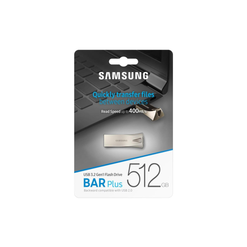 Samsung MUF-512BE pamięć USB 512 GB USB Typu-A 3.2 Gen 1 (3.1 Gen 1) Srebrny-23743743