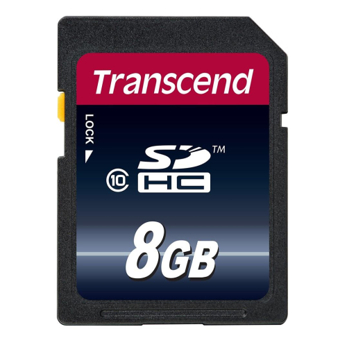 SD Card 8GB Transcend SDHC Class10