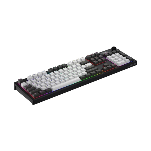 HATOR Skyfall Pro Wireless 100 klawiatura Gaming USB + RF Wireless + Bluetooth QWERTY US English Czarny, Szary-23744507