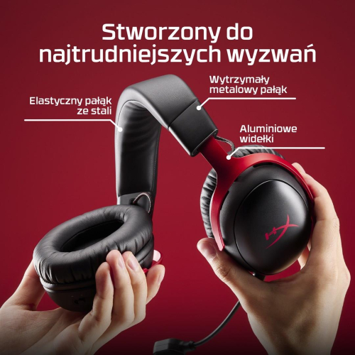 HyperX Cloud III Wireless – bezprzewodowy zestaw słuchawkowy do gier (czarny)-23745476
