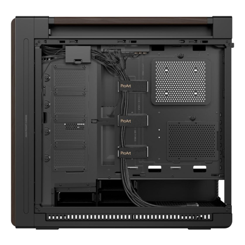 ASUS ProArt PA602 Wood Edition Modern Black - Tempered Glass Panel Midi Tower Czarny, Drewno-23850341