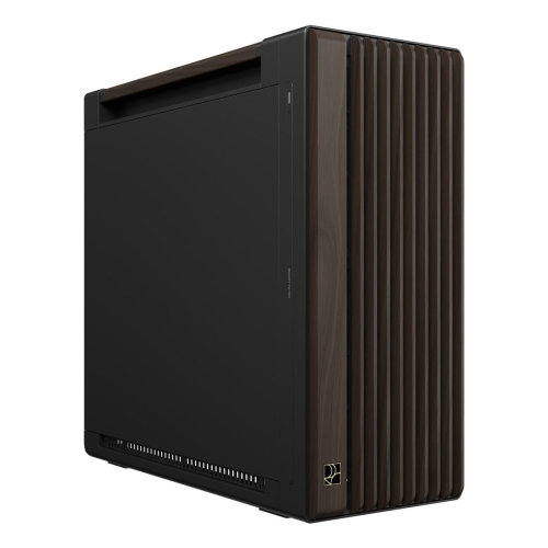 ASUS ProArt PA602 Wood Edition Modern Black - Metal Panel Midi Tower Czarny, Drewno