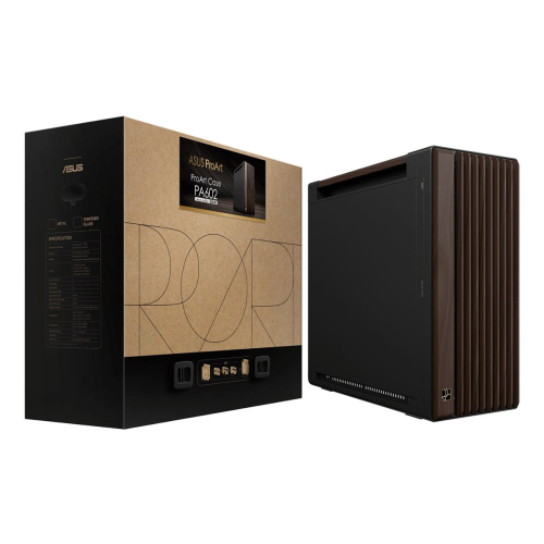 ASUS ProArt PA602 Wood Edition Modern Black - Metal Panel Midi Tower Czarny, Drewno-23850413