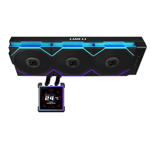 Lian Li HydroShift II LCD-S 360 TL Procesor Zestaw do chłodzenia płynami 12 cm Czarny 1 szt.-23936144