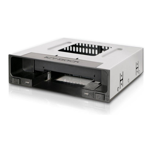 Icy Dock MB795SP-B panel drive bay 2,5/3,5" Taca napędu pamięci masowej Czarny