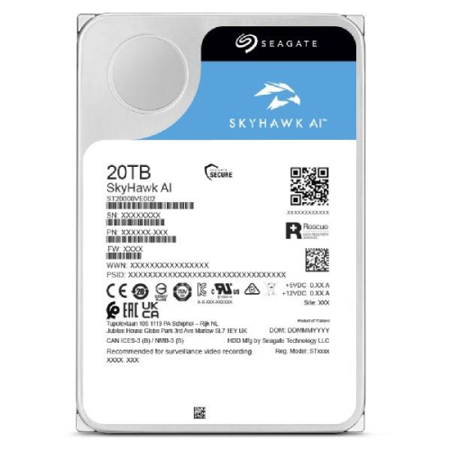Dysk HDD Seagate SkyHawk AI ST20000VE003 20TB-23937943