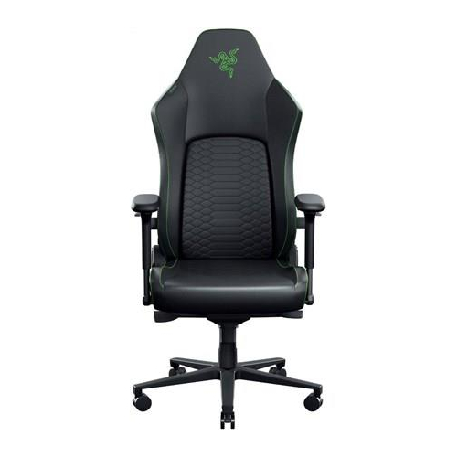 Razer Iskur V2 NewGen Gaming-Stuhl, ergonomisches Design, HyperFlex-Lordosenstütze, 4D-Armlehnen - schwarz/grün